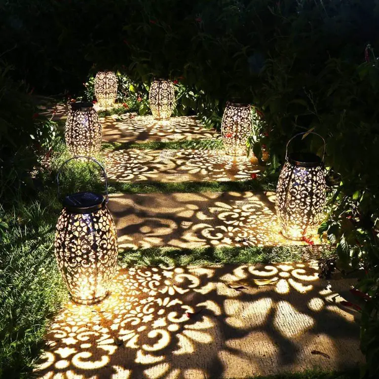 Picture of T5 Top Outdoor Solar Lanterns for Your Backyard - Festival Of Lights