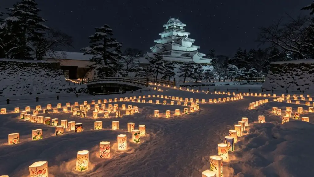 Aizu Painted Candle Festival