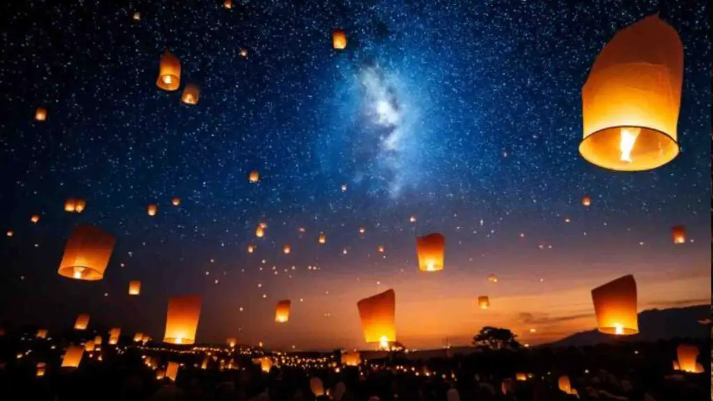 Austin sky lantern