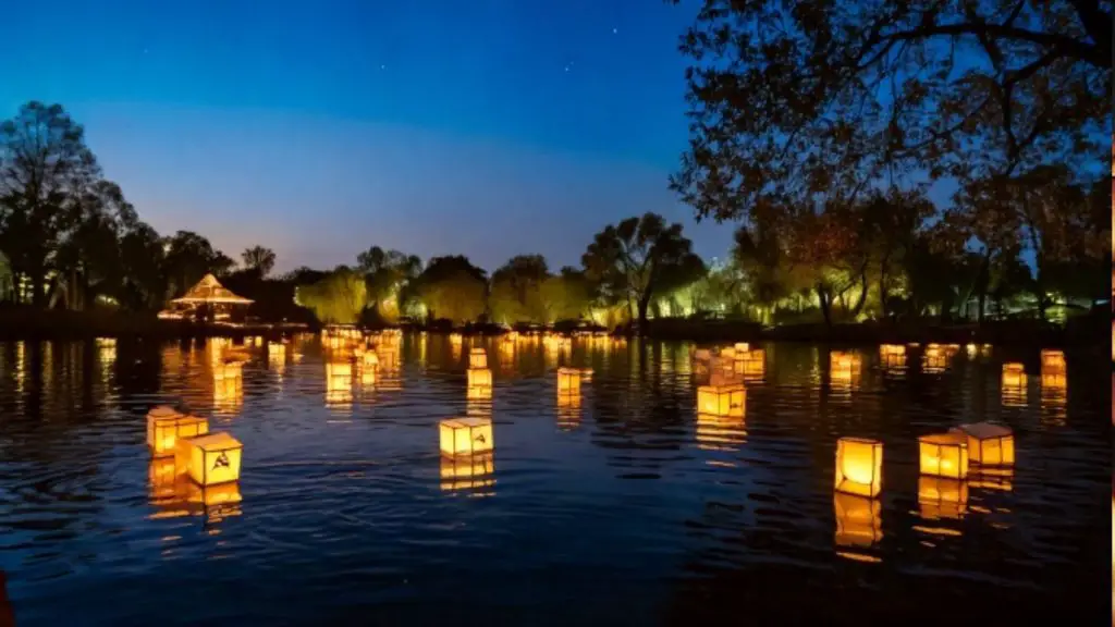 water lantern festival Idaho