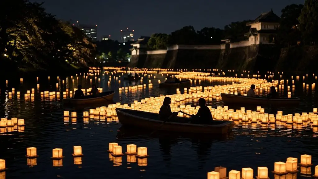 Chidorigafuchi Moat Lantern Festival