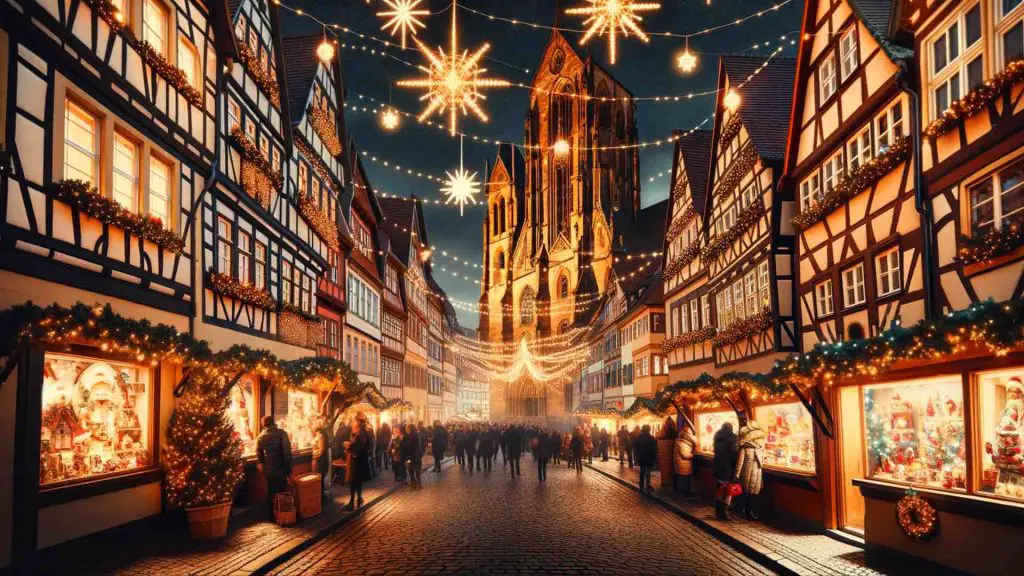 Christmas lights in Colmar 3