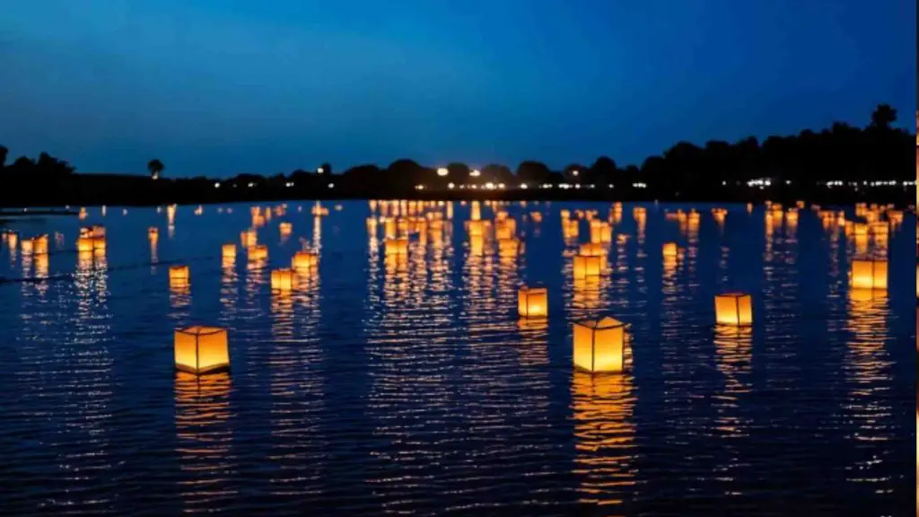 water lantern festival Canada