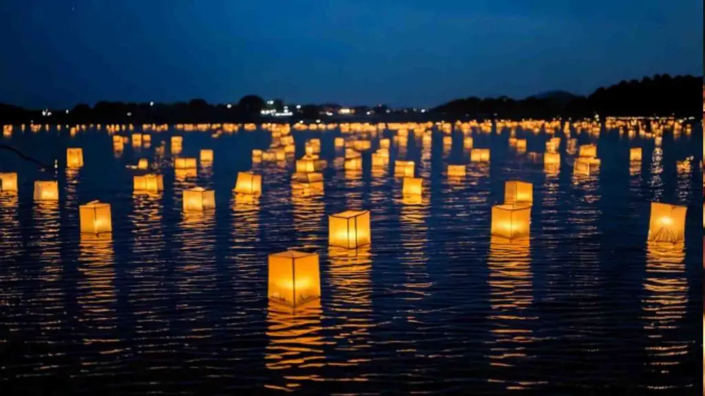 water lantern festival Canada