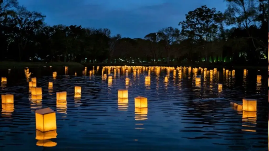 water lantern festival Fresno California