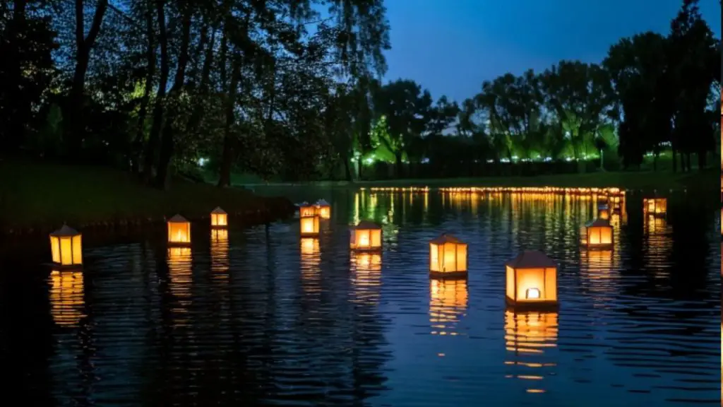 water lantern festival Fresno California