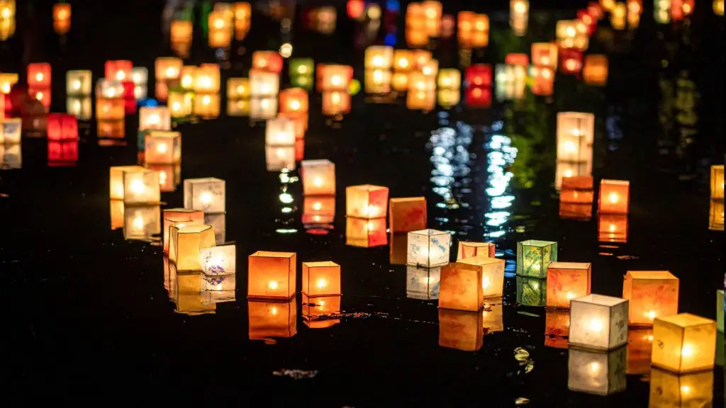 water lantern festival Wisconsin