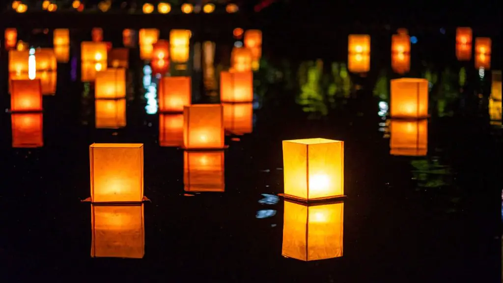 water lantern festival Wisconsin