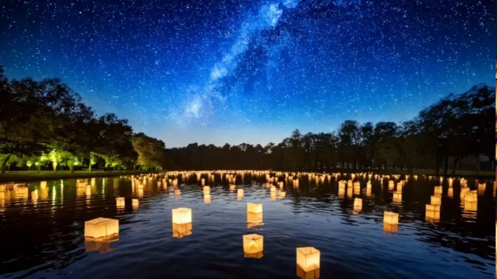 water lantern festival Illinois