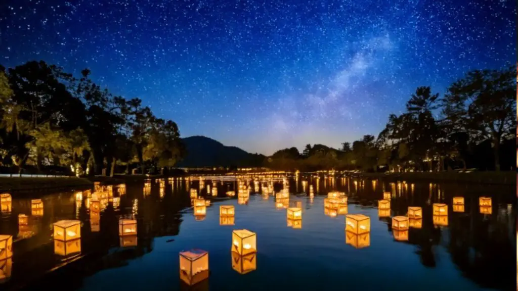 water lantern festival Illinois