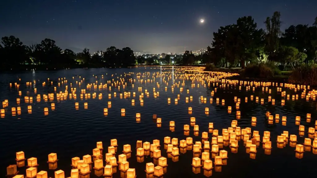 Mexico City Water Lantern Festival