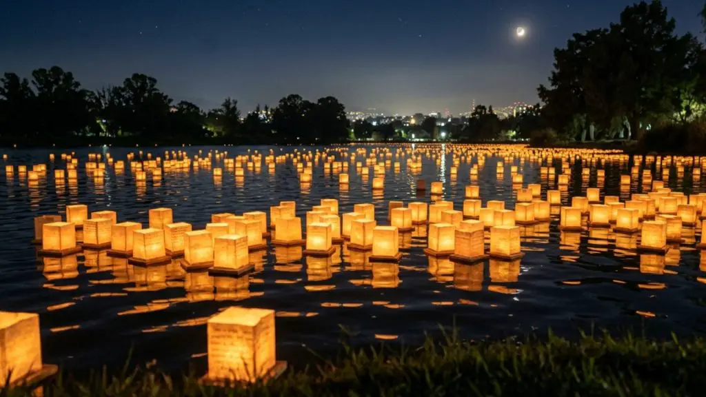 Mexico City Water Lantern Festival