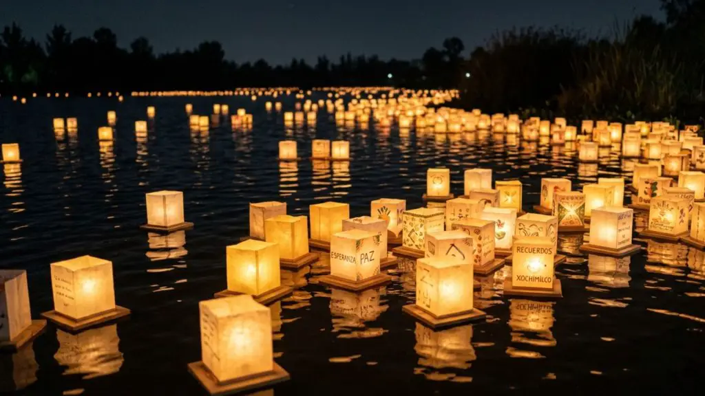 Mexico City Water Lantern Festival