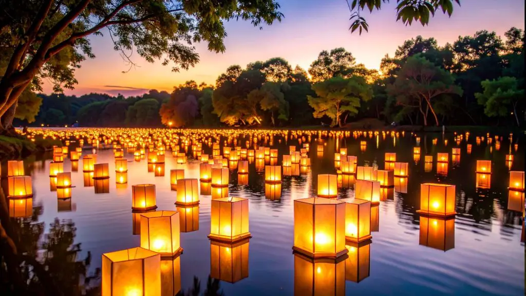 water lantern festival New Jersey
