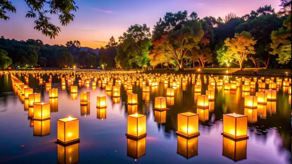 water lantern festival New Jersey