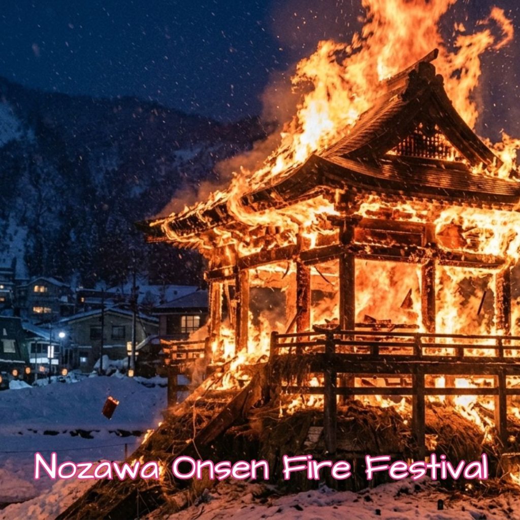 Nozawa Onsen Fire Festival