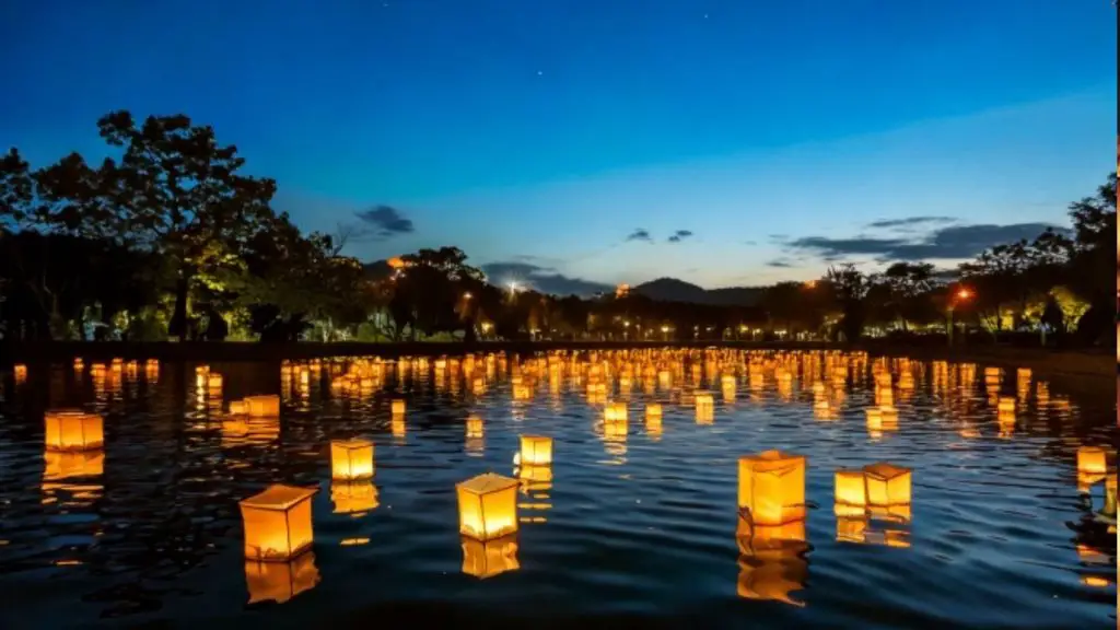 water lantern festival Virginia USA
