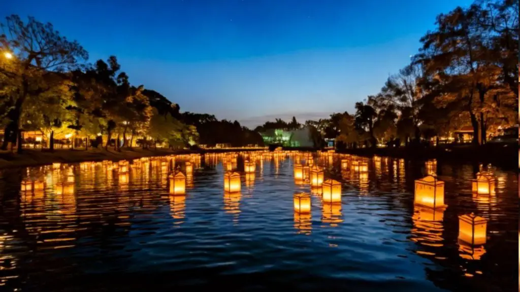 water lantern festival Virginia USA