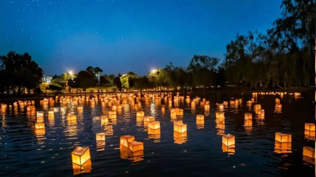 water lantern festival Sacramento