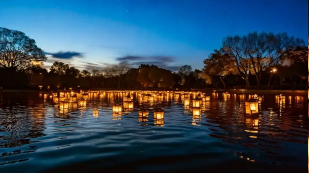water lantern festival Sacramento