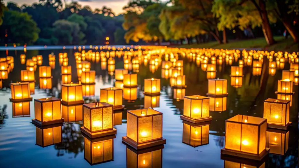 water lantern festival Savannah