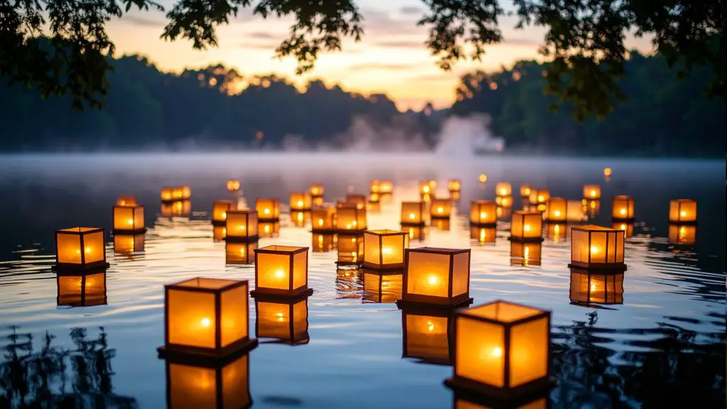 water lantern festival Savannah