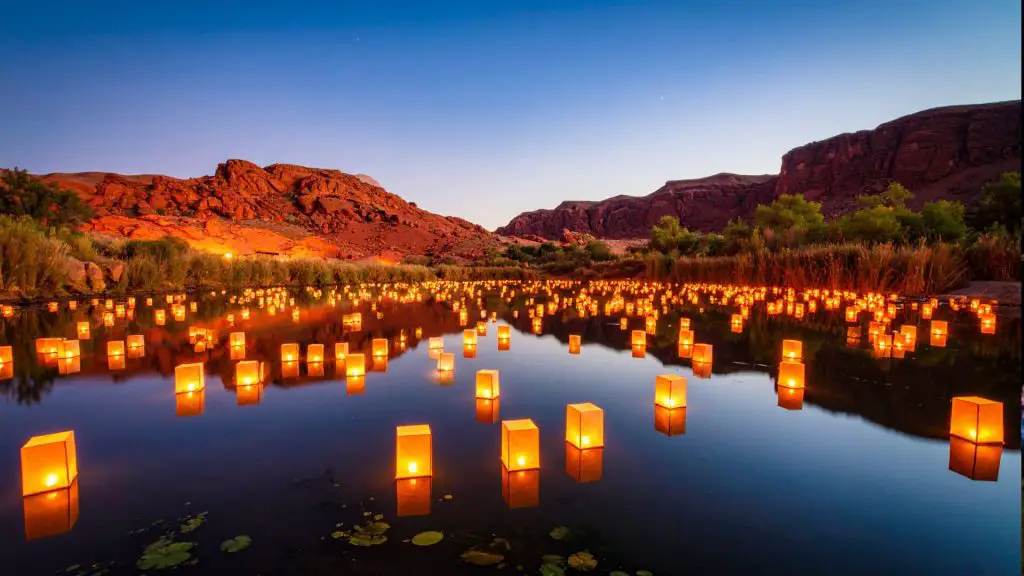 water lantern festival Utah
