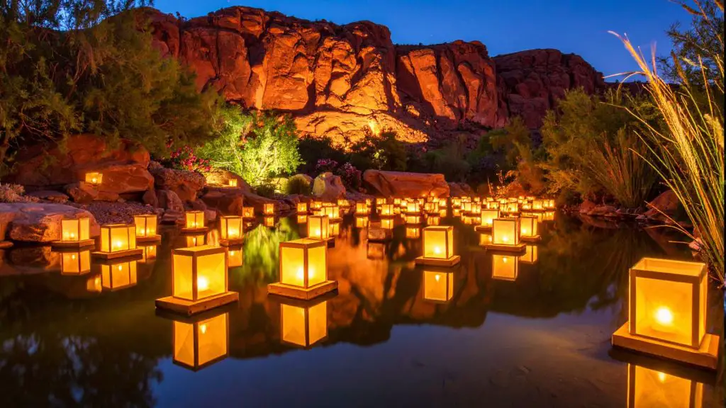 water lantern festival Utah