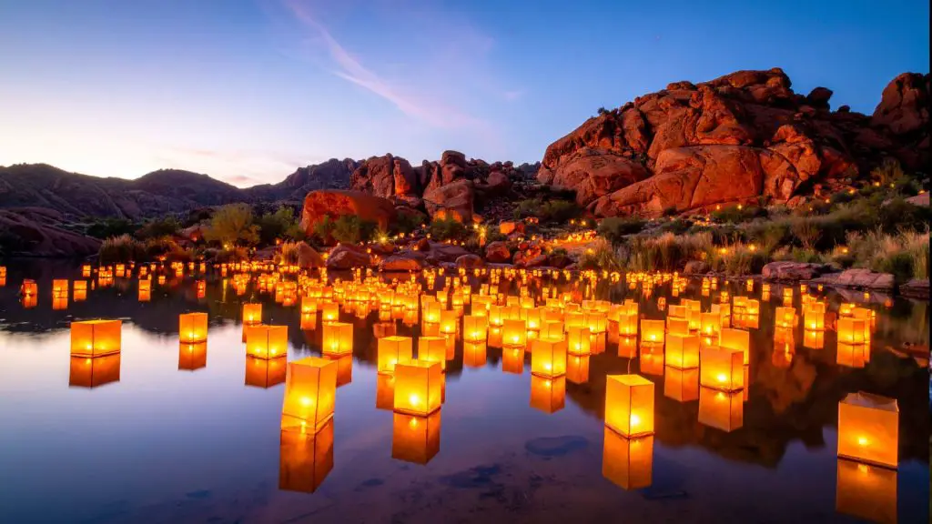 water lantern festival Utah