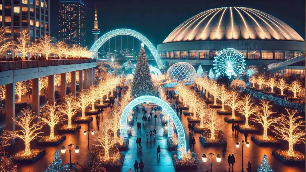 Tokyo dome city winter illumination 1