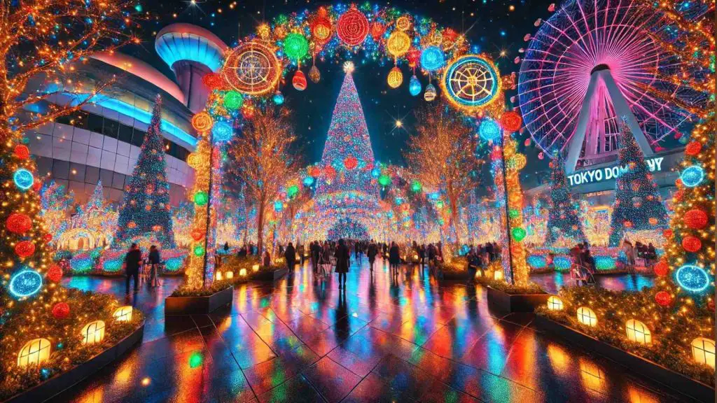 Tokyo dome city winter illumination 2