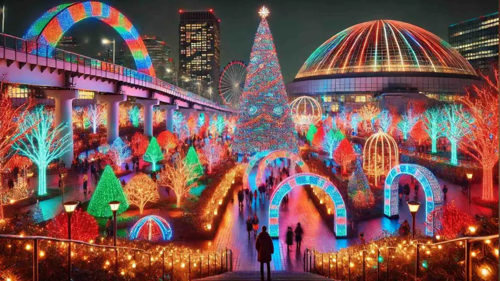 Tokyo dome city winter illumination 3