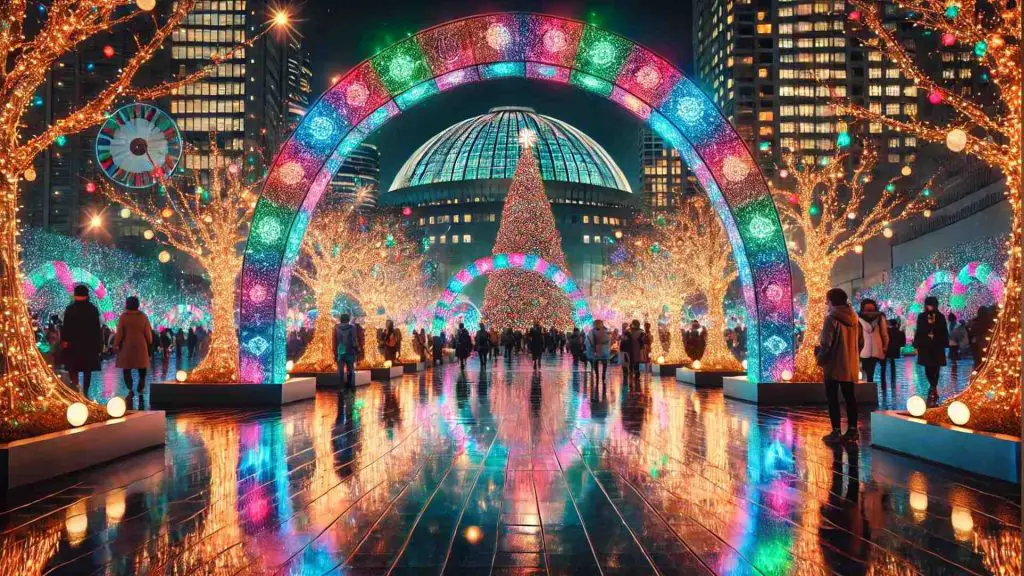Tokyo dome city winter illumination 4