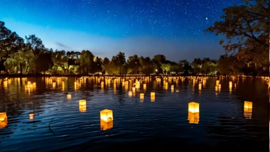 water lantern festival Kansas