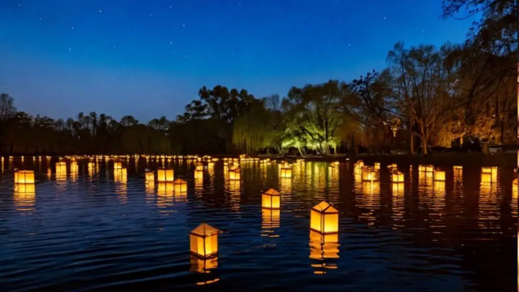 water lantern festival Kansas