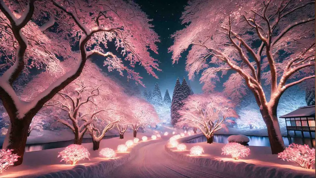 winter cherry blossom 2