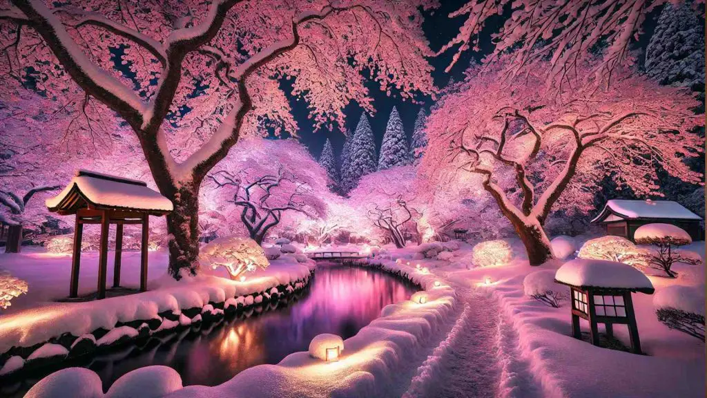 winter cherry blossom 3