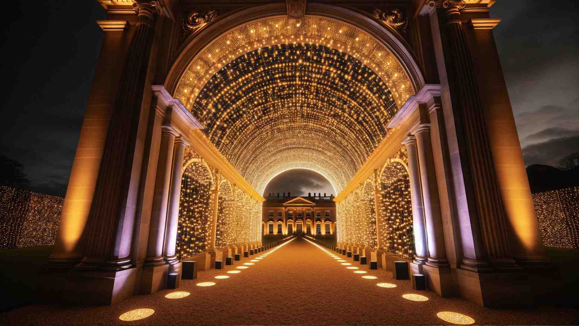 Blenheim Palace Illuminated Light Trail A Christmas to Remember