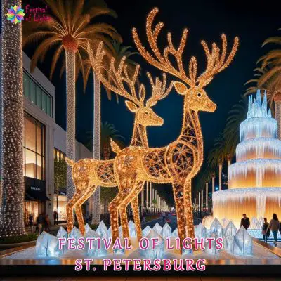 Festival of Lights in St. Petersburg