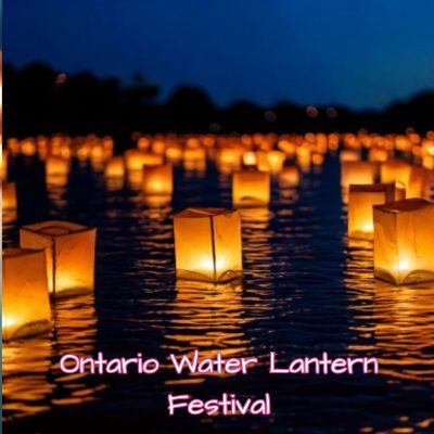 water lantern festival Ontario Canada