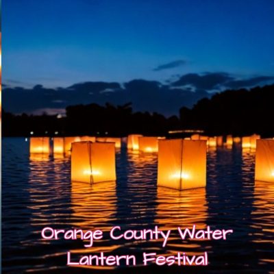 water lantern festival California