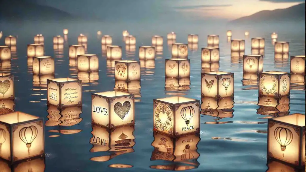water lanterns