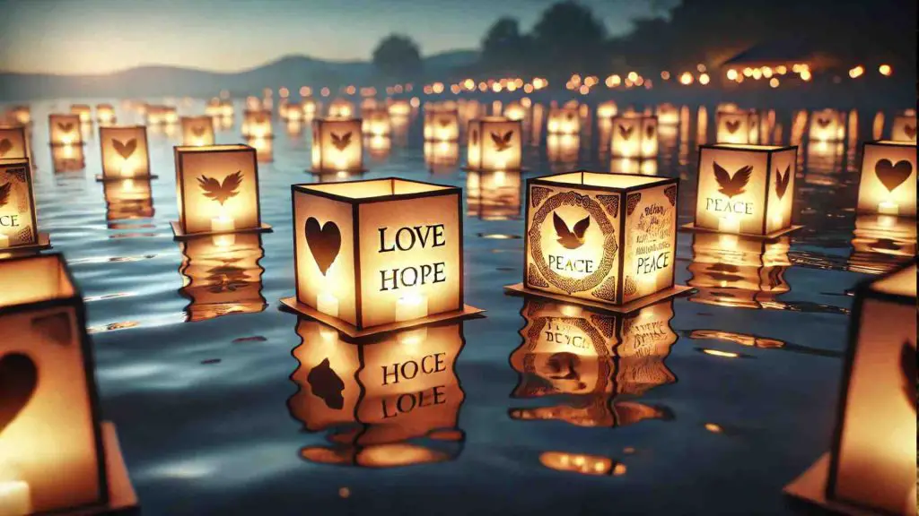 water lanterns