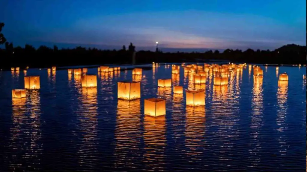 water lanterns