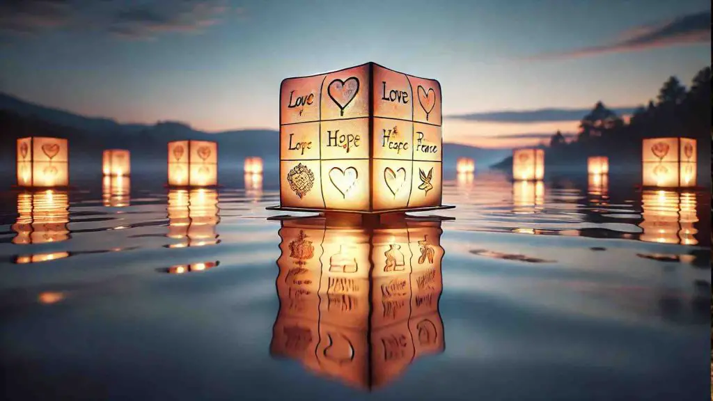 water lanterns