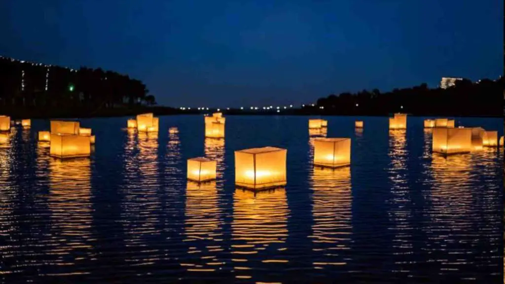 water lanterns